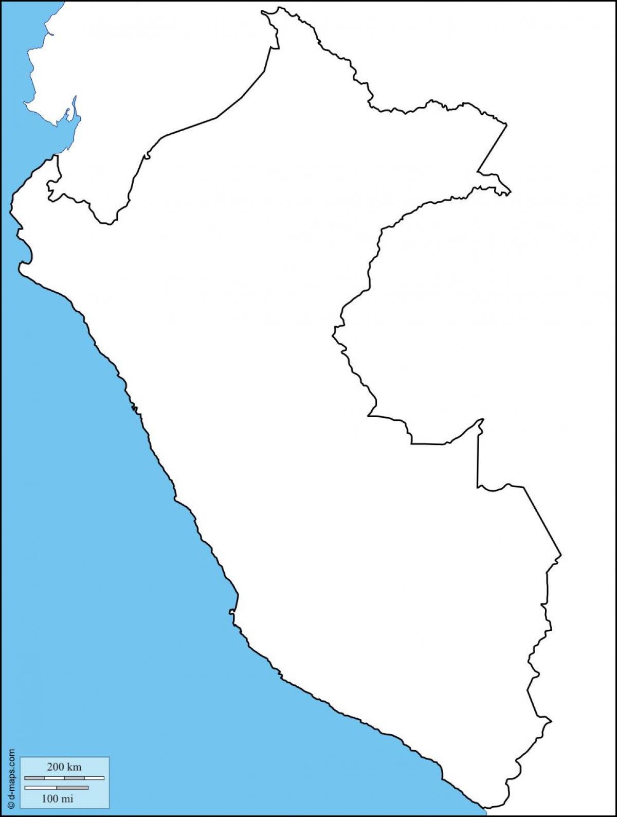Peru blank kart