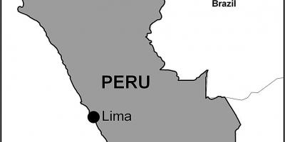 Kart av iquitos i Peru