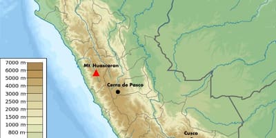 Høyde kart Peru