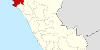 Kart over Peru piura